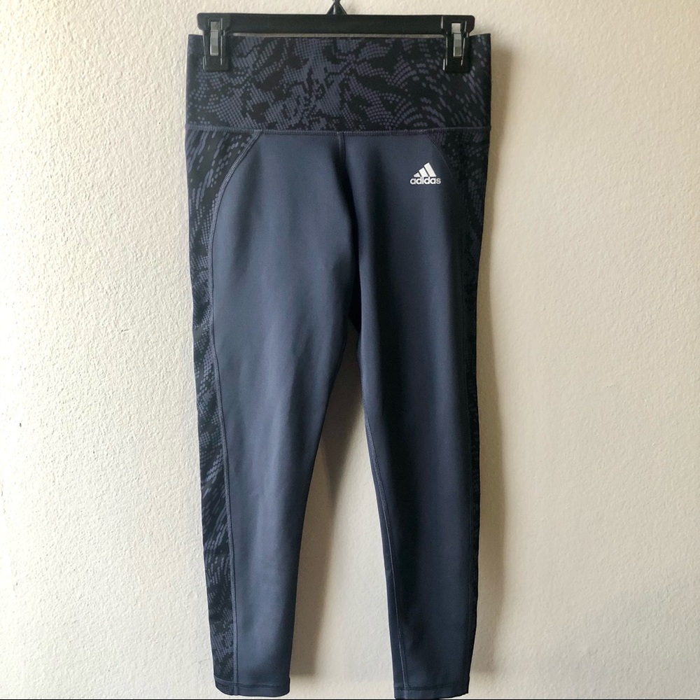 Adidas Climalite Blue Gray Leggings